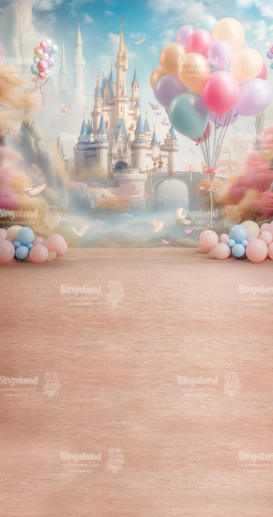 tlo-fotograficzne-urodziny-zamek-balony-waskie-CL1400.webp