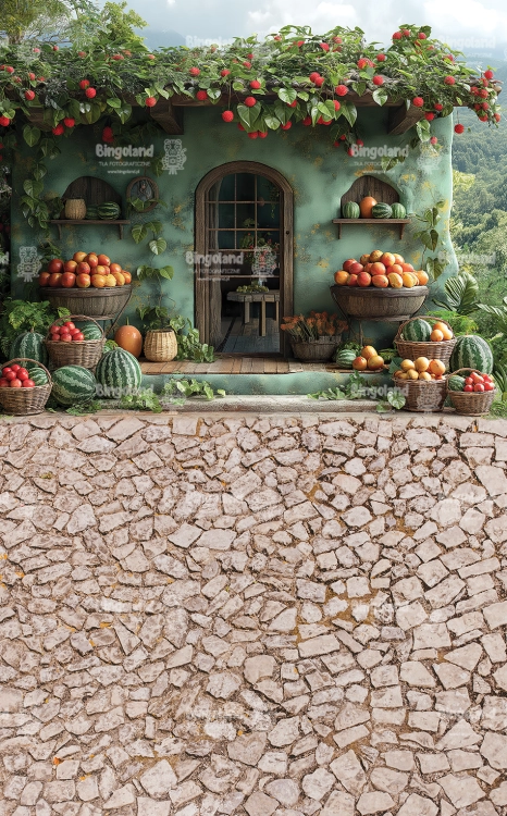 tlo-fotograficzne-domek-lato-owoce-arbuz-CL1461.webp