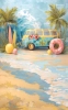 tlo-fotograficzne-retro-hippie-surfer-palmy-fala-CL1675.webp