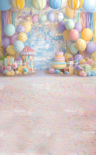 tlo-fotograficzne-urodzinowe-pastelowe-balony-girlandy-prezenty-tort-niebo-CL1726.webp