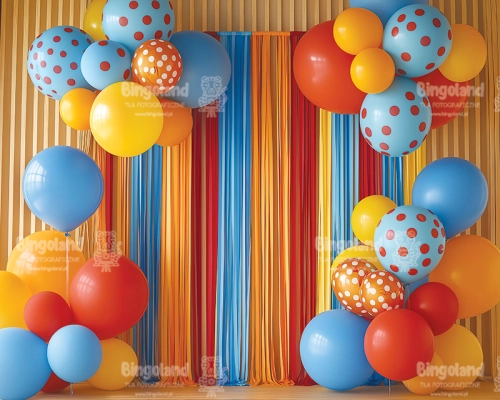 tlo-fotograficzne-karnawalowe-balony-wstazki-teczowa-falujaca-podloga-niebiesko-zolta-CL1731.webp