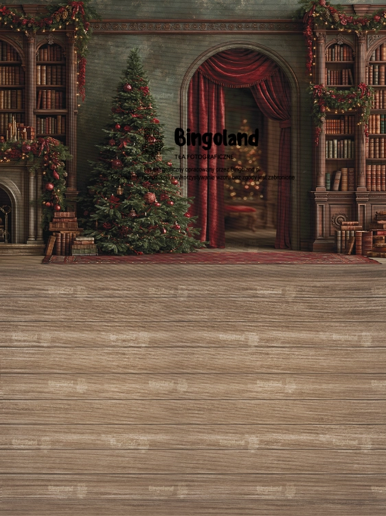 tlo-fotograficzne-swiateczne-ciemna-biblioteka-choinka-kominek-zaslony-Z807.webp