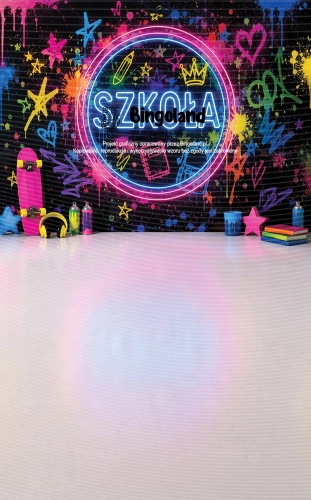 tlo-fotograficzne-szkola-czarne-neonowe-graffiti-CL1832.webp