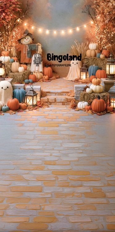 Tło fotograficzne Halloween – Jesienna Kraina Duszków  CL 1866
