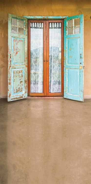 tło fotograficzne wielkanocne drzwi CL858.jpg