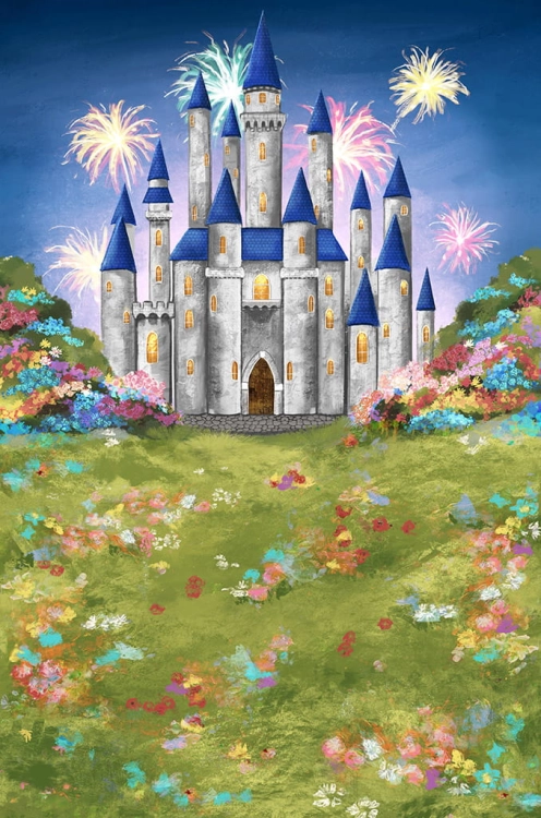 Tło fotograficzne zamek na roczek karnawał CL 920.jpg