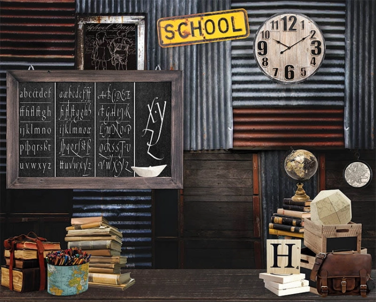 Tło fotograficzne szkolne szkoła sciana cl904.jpg